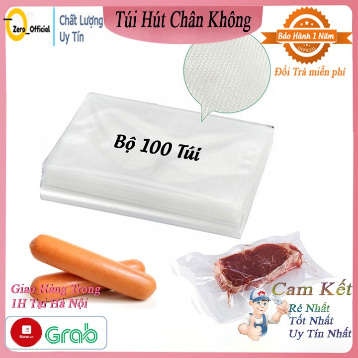 Túi hút chân không một mặt nhám đầy đủ kích thước, túi hút chân không cao cấp dùng cho máy hút chân không