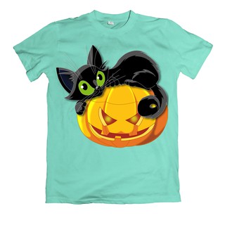 Áo thun in hình Mèo haloween