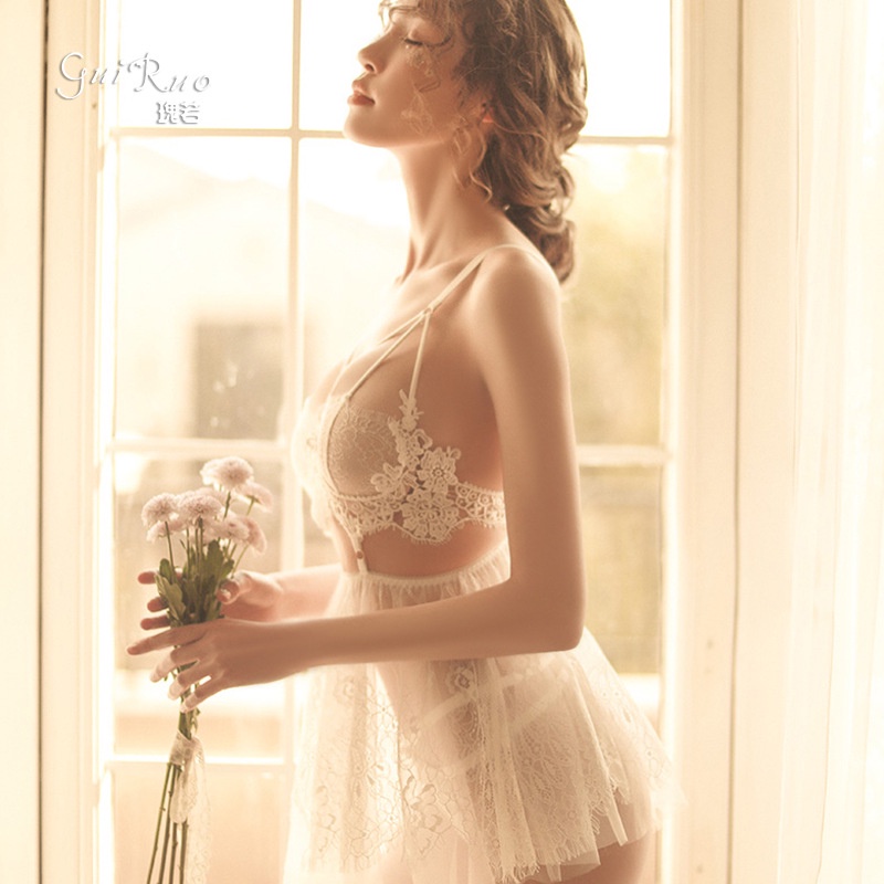 Váy Ngủ Sexy Gợi Cảm Hai Dây Cao Cấp MS1379 [CWEAR.SEXY_ĐỒ NGỦ &amp; NỘI Y CAO CẤP]