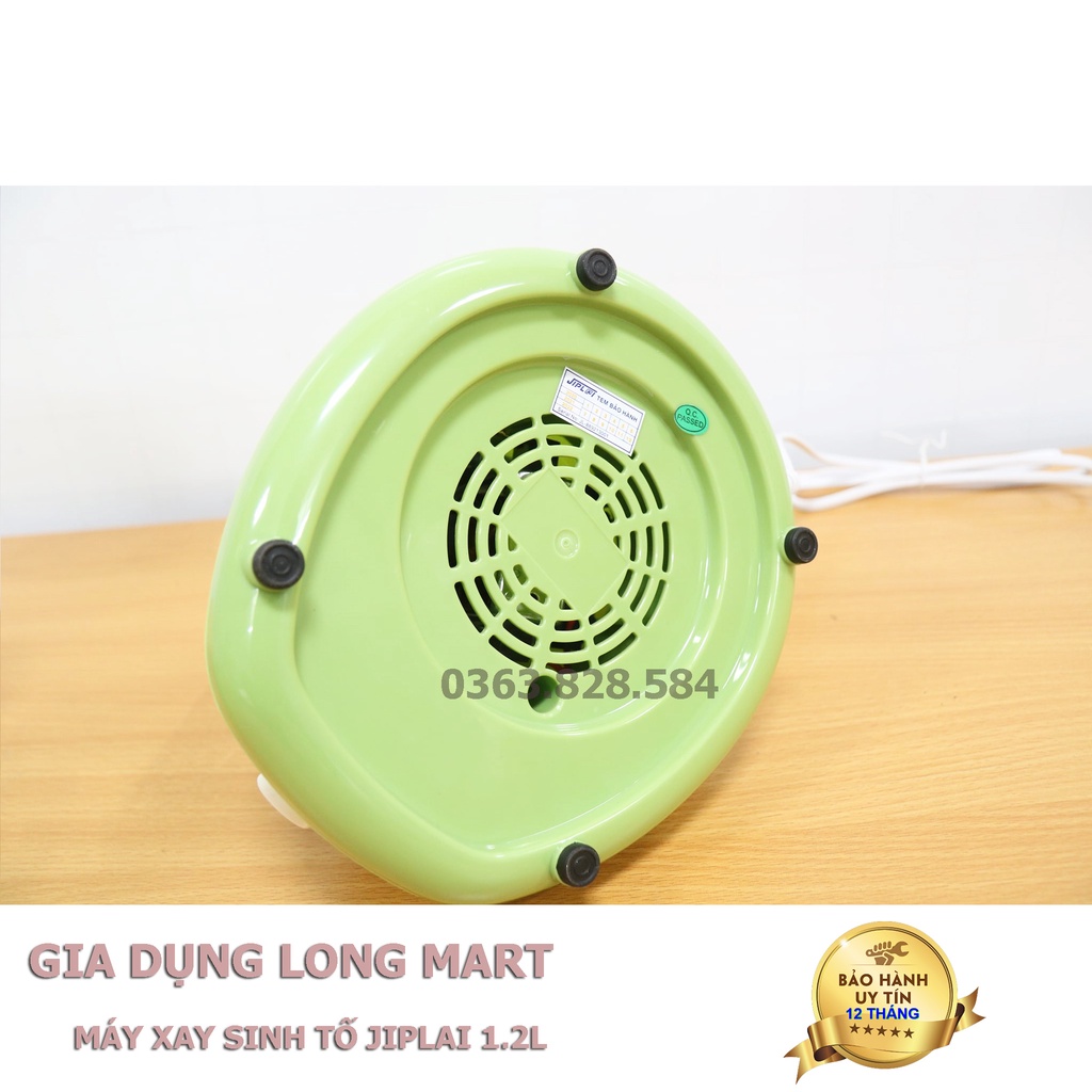 Máy xay sinh tố JIPLAI JL-889, Tặng kèm cối xay khô dùng để xay tiêu, hành tỏi, gia vị, Hàng Chính Hãng, BH 12 Tháng