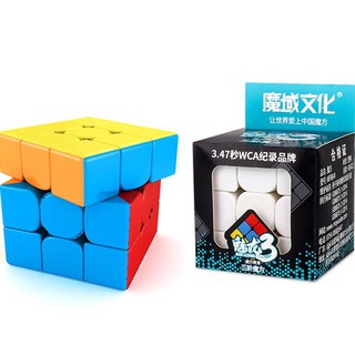 Rubik 3x3 Moyu Meilong 3 MFJS Rubic 3 Tầng Stickerless