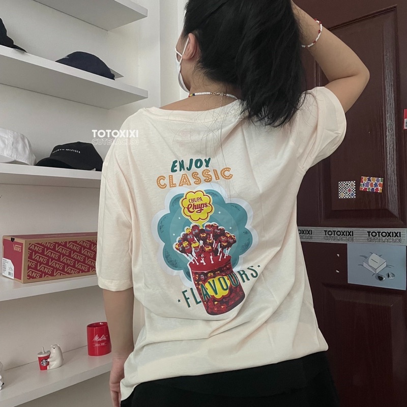 Áo thun topten x Chupa chups