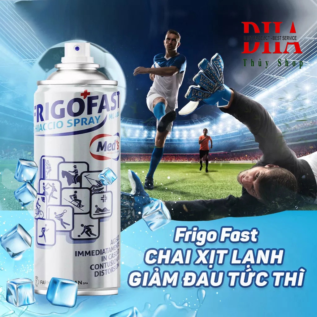 Chai xịt lạnh giảm đau FRIGO FAST dung tích 200ML - MADE IN ITALY
