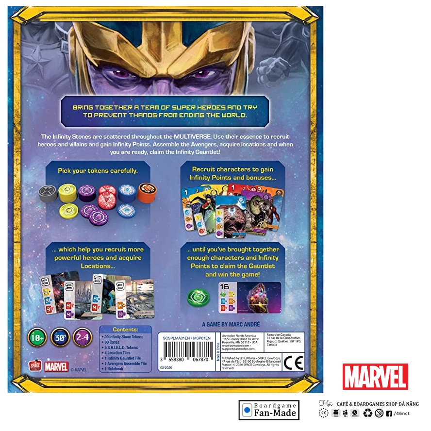 Trò chơi tìm ngọc Splendor phiên bản Marvel