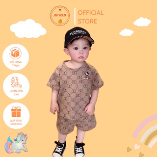 Bộ đồ hè cho bé 💖 Bộ Minky mom cộc tay GU XÌ cho bé trai bé gái 💖 Chất thun lạnh cao cấp siêu mềm siêu mát