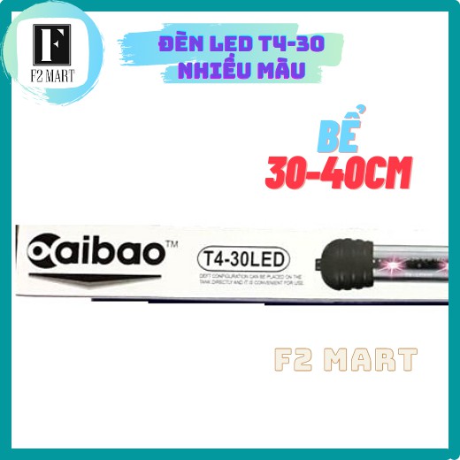 Đèn Led T4-30 Nhiều Màu Dùng Cho Bể Cá Cảnh, Bể Thủy Sinh 30-40cm