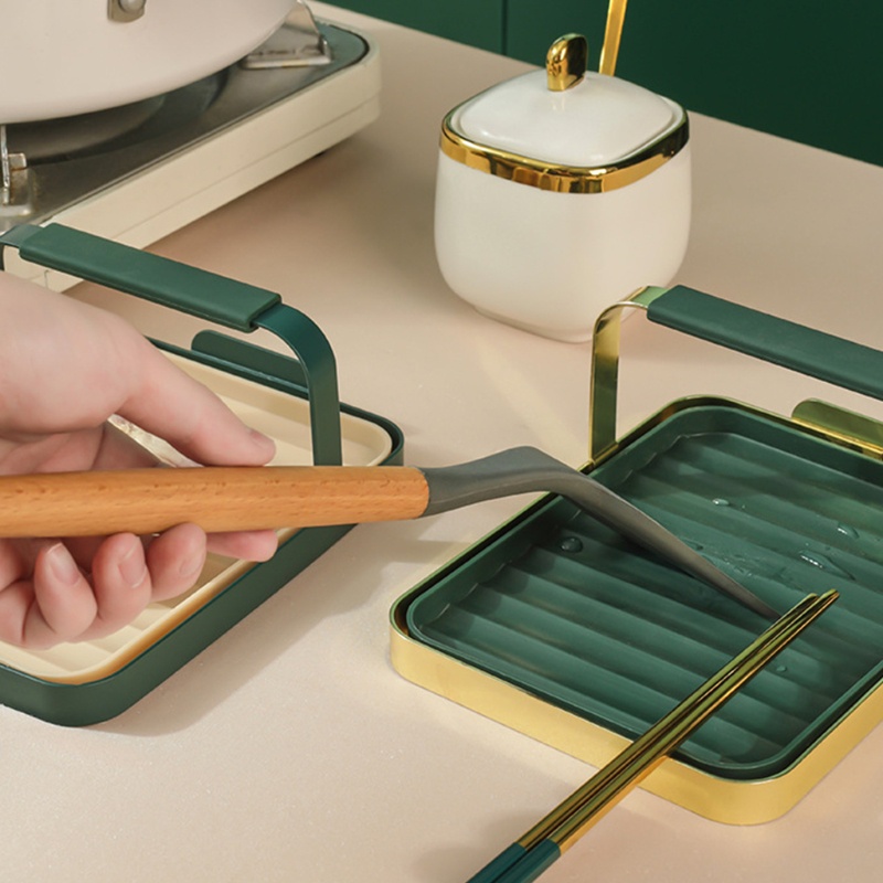 Giá Đỡ Muỗng Đũa Chống Trượt Tiện Dụng Cho Nhà Bếp