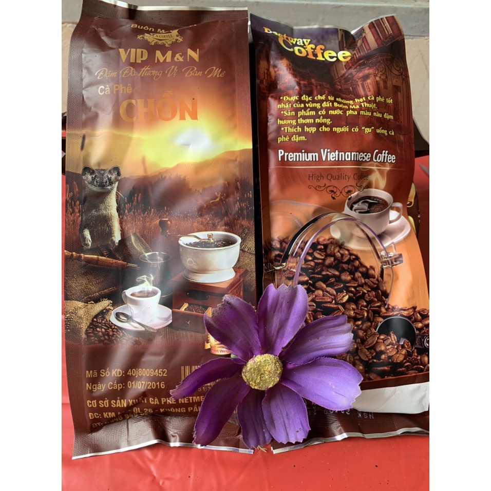 Cà Phê Chồn Tây Nguyên Thơm Ngon, Pha Phin, Pha Máy-Loại Thượng Hạng - Túi 500g