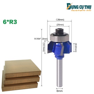Mũi soi mép cạnh 4 cánh 6*R3