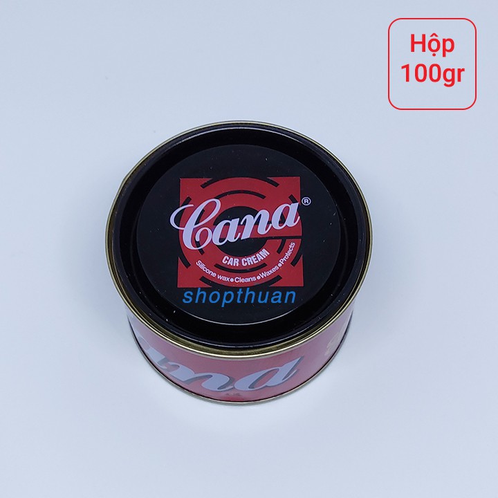 Kem đánh bóng xóa trầy xước sơn ôtô, xe máy - hộp Cana Car Cream 100gram