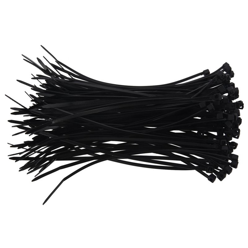Dây Cáp Khóa Kéo Tự Khóa 100 x 2.5Mm x 150Mm Màu Đen
