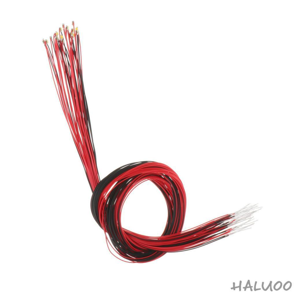 Bộ 20 Mô Hình Tàu Lửa Mini Có Đèn LED Dùng Trang Trí Tiểu Cảnh