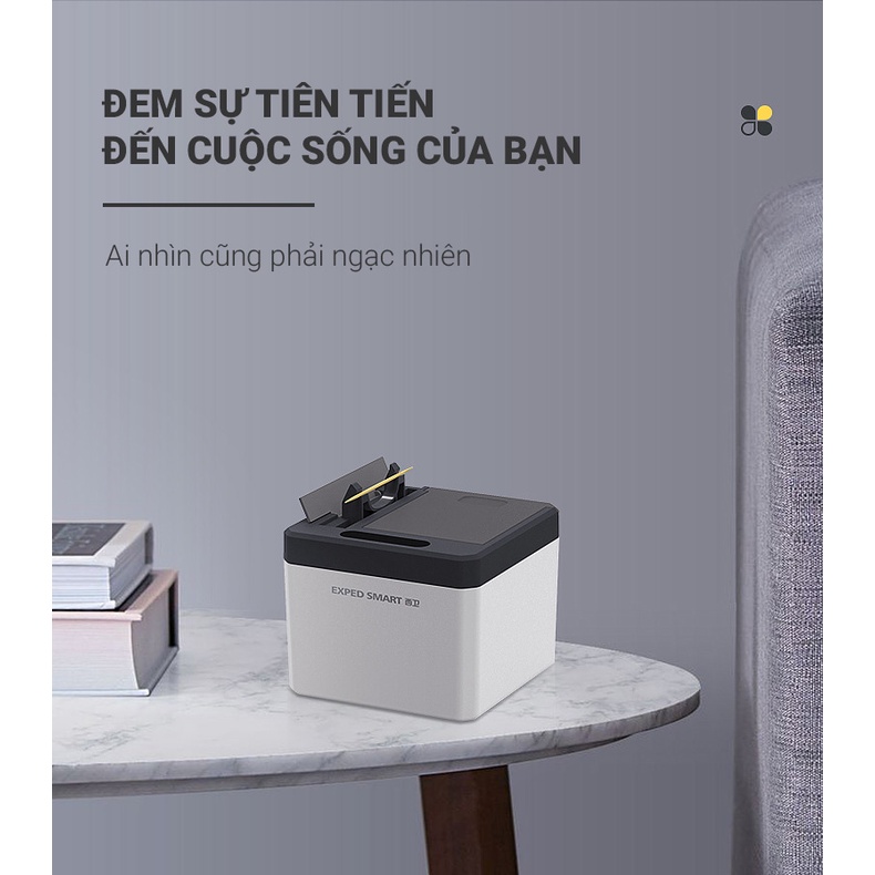 Hộp để tăm thông minh cảm biến hồng ngoại, tự động lấy tăm tự đông
