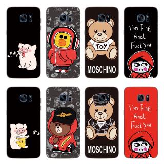 Ốp điện thoại bằng TPU chống sốc hình dễ thương cho Samsung Galaxy Note 5/ Note 4/ S6/ S7 Edge