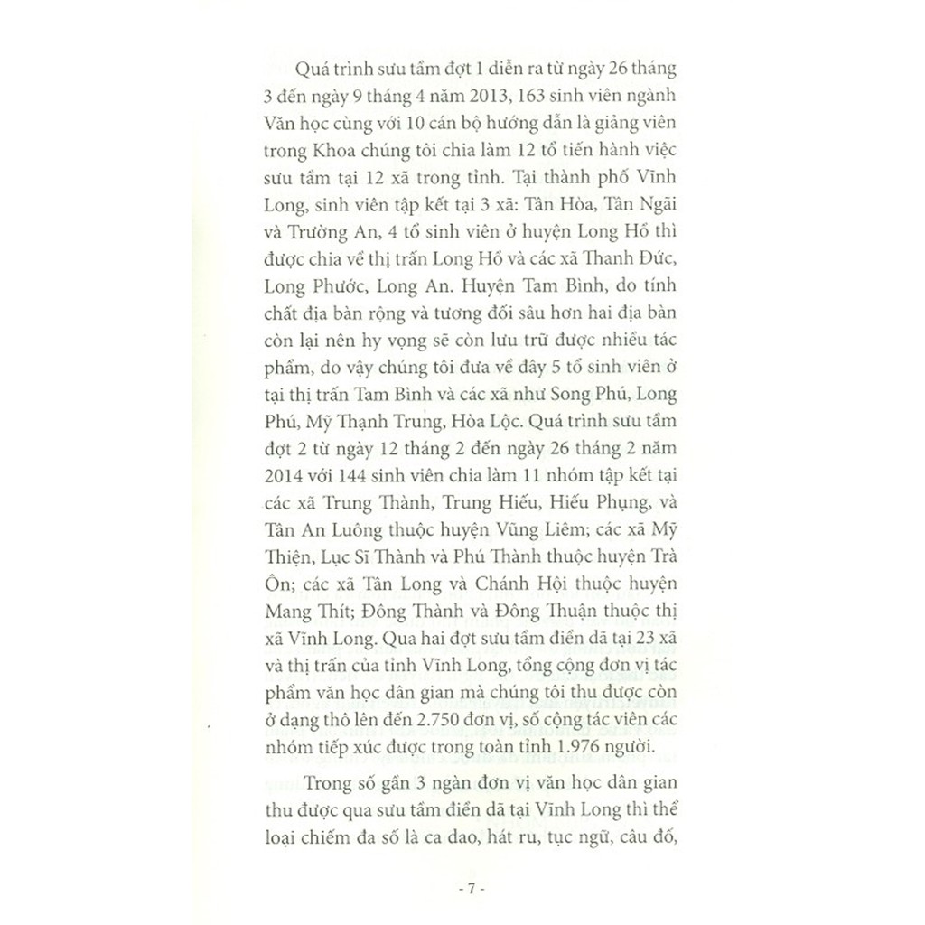 Sách - Văn Học Dân Gian Vĩnh Long (Tuyển Chọn Từ Tài Liệu Sưu Tầm Điền Dã) - Tập I