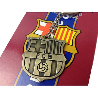 Móc khóa logo in 2 mặt Barcelona