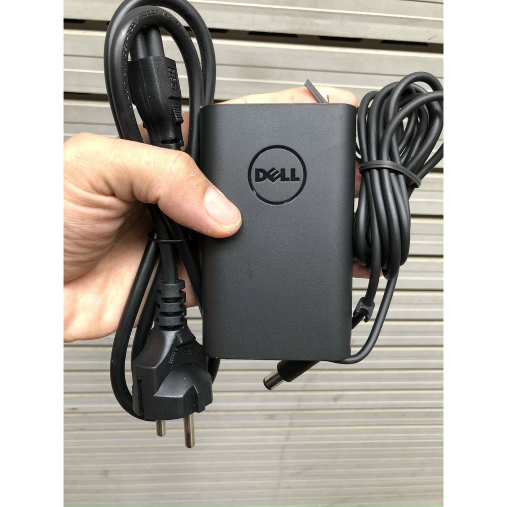 Sạc laptop dell oval 65w chân kim to zin theo máy