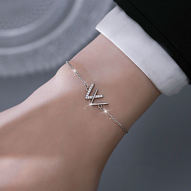 Vòng Đeo Tay Đính Đá Zircon Thời Trang Hàn Quốc Dành Cho Nữ