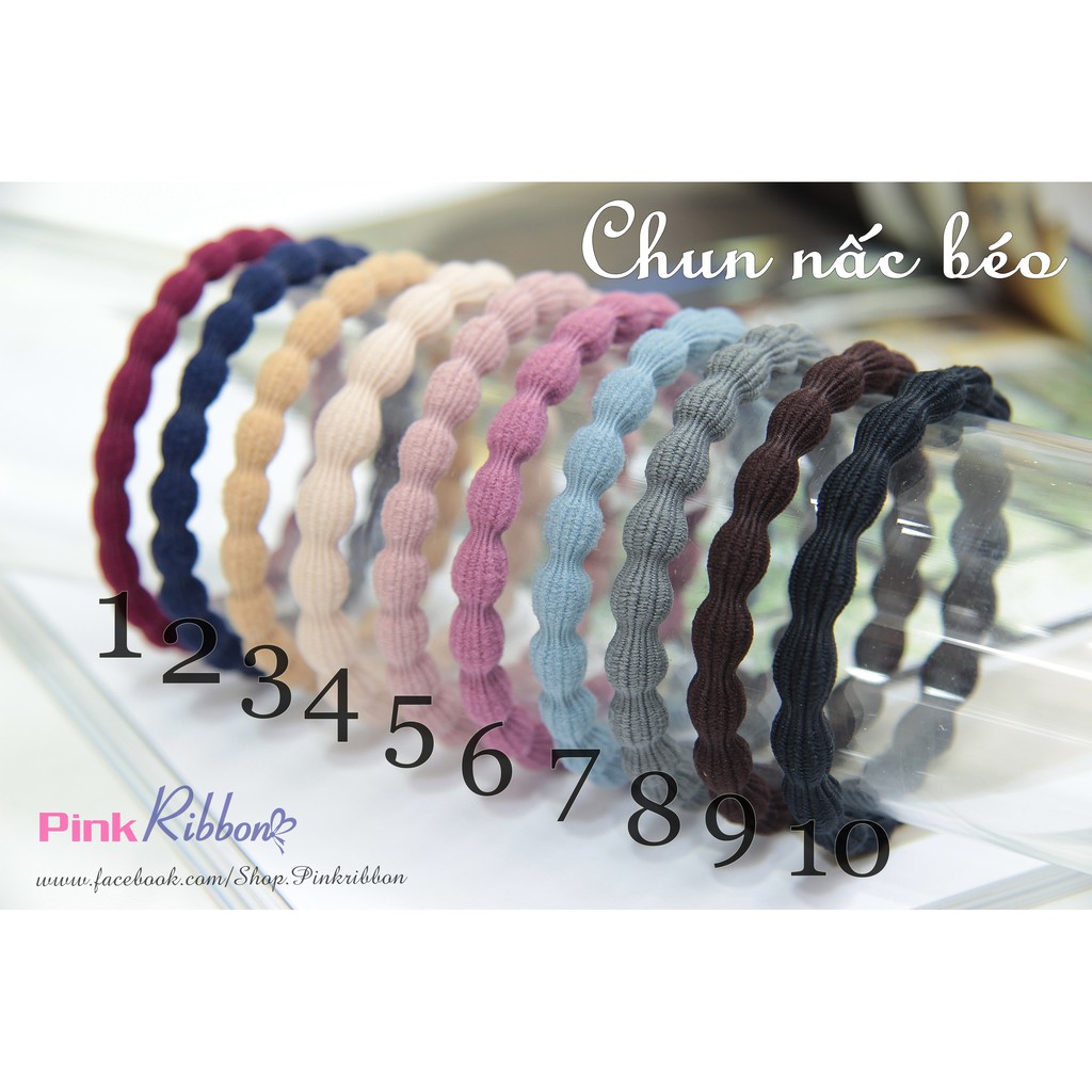 Chun nấc béo SET 5C - Chun cột tóc người lớn