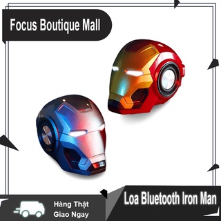 Loa Bluetooth Iron Man Tiêu chuẩn âm trầm cao với đèn LED / Loa sáng tạo chất lượng cao / Loa không dây