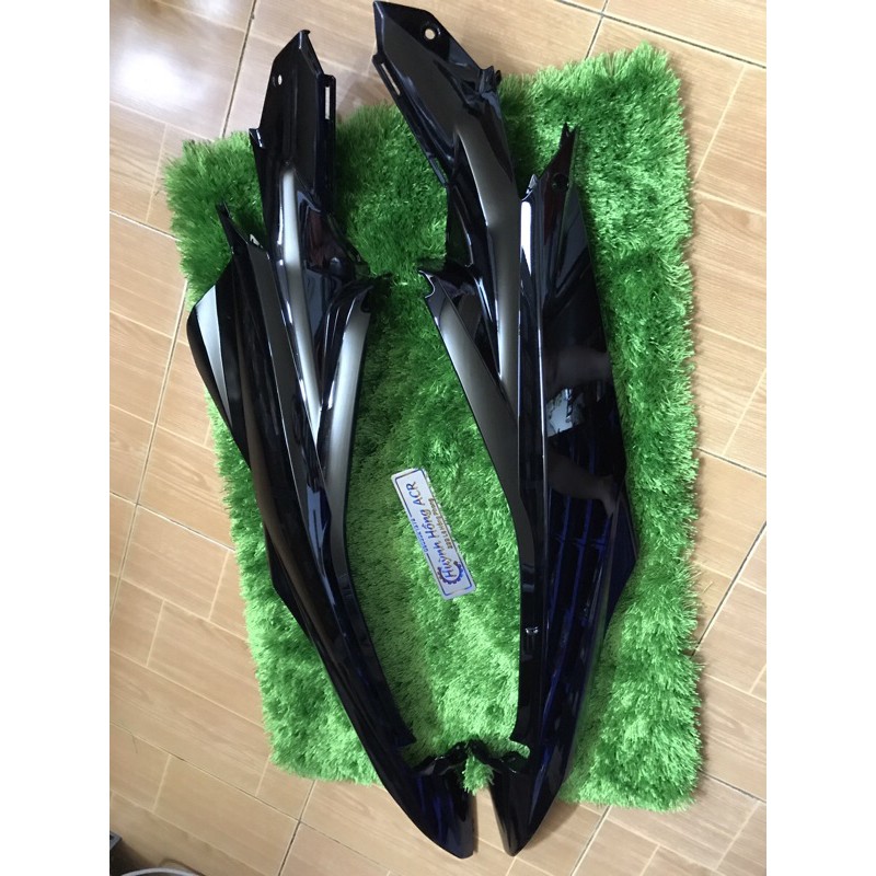 Ốp bụng sau Raider xc - Đen bóng