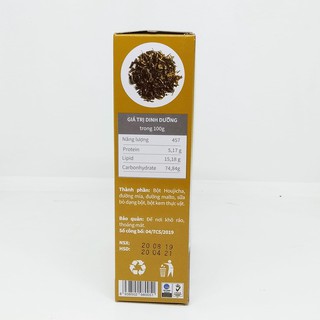 Bột Trà Sữa Hòa Tan Uống Liền Fuji Houjicha Latte - Hộp 10 gói 180gr, Phù Hợp Pha Chế Đồ Uống