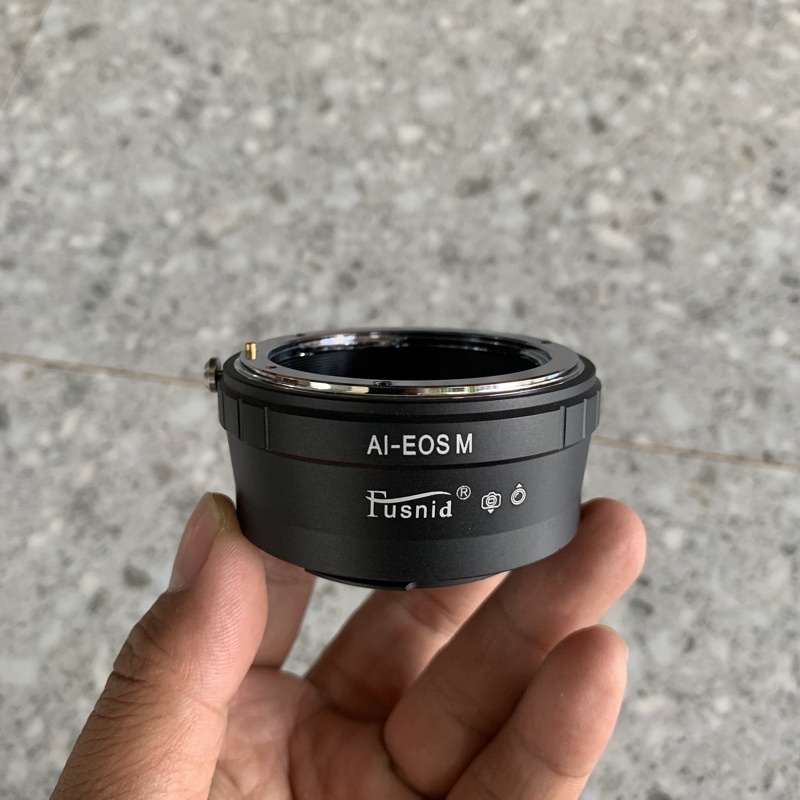 Ngàm chuyển AI-EosM hiệu Fusnid - để sử dụng lens Nikon AI trên máy ảnh EOS-M