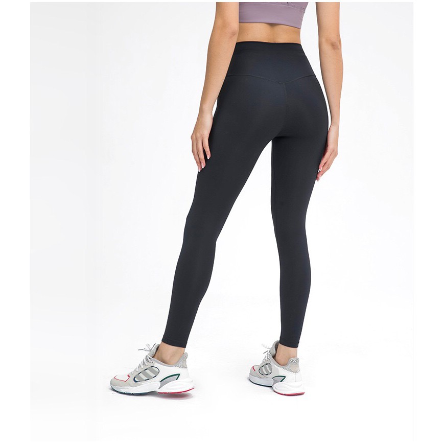 Quần Legging Thể Thao Lưng Cao Thời Trang Năng Động Cho Nữ