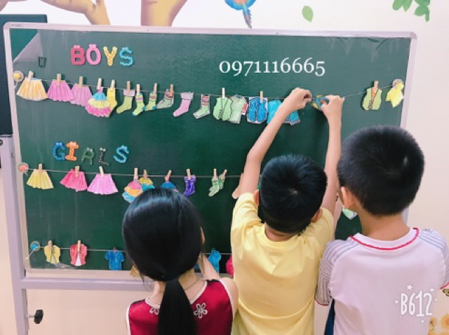 Set 50 kẹp gỗ treo ảnh trang trí mini nhiều màu kích thước 3,5*0,7cm đồ dùng học tập văn phòng phẩm KG02