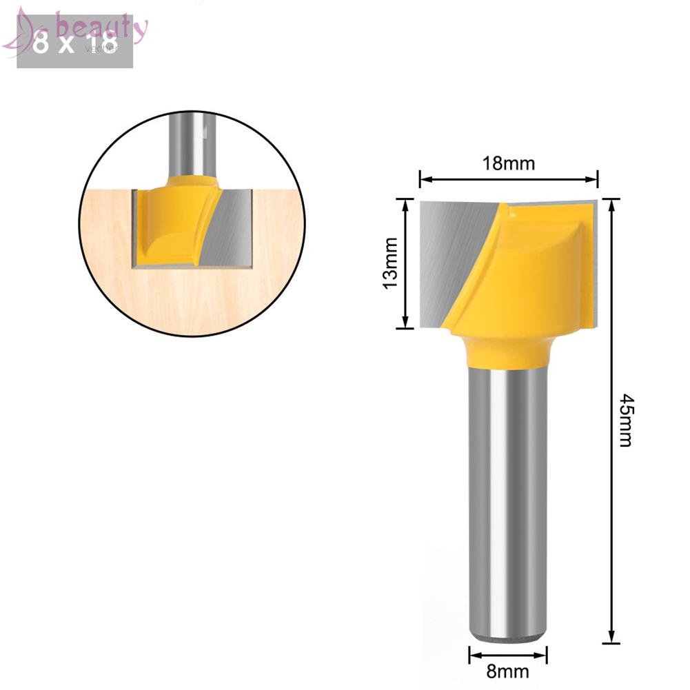 Mũi Phay CNC Màu Vàng 8 * 20mm 8 * 25mm Chuyên Dụng