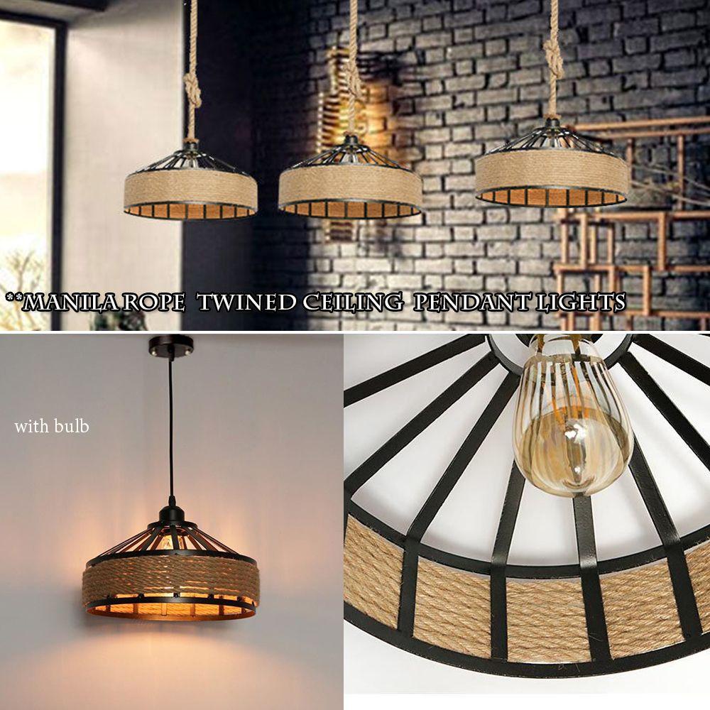 GOGOUP Đèn Treo Trang Trí Phong Cách Retro Đẹp Mắt