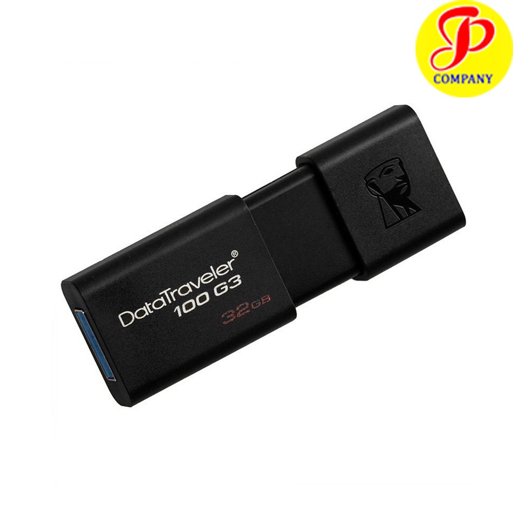 [Mã ELFLASH5 giảm 20K đơn 50K] USB 3.0 Kingston DT100G3 32GB Tốc độ upto 100MB/s - Hãng chính hãng FPT