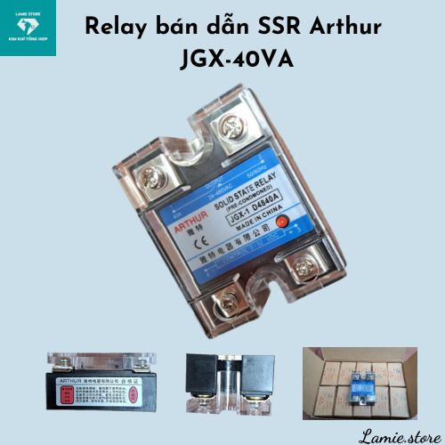 Relay bán dẫn SSR Arthur ⚡ HÀNG CAO CẤP ⚡ Rơ le điều khiển cường độ đóng cắt lớn JGX-40VA/JGX-100VA