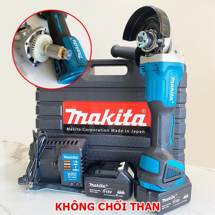 [CHÍNH HÃNG] Máy Mài Pin Makita 118V Tặng Lưỡi Cưa Xích Gắn Máy Mài ChainSaw - Máy Mài Góc, Máy Cắt Cầm Tay