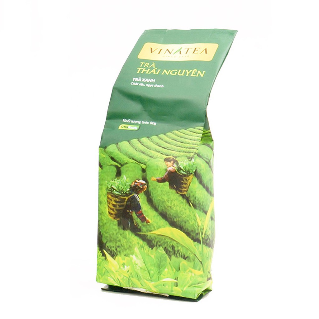 Trà Vinatea Thái Nguyên Sợi Rời Túi 100gr Xanh