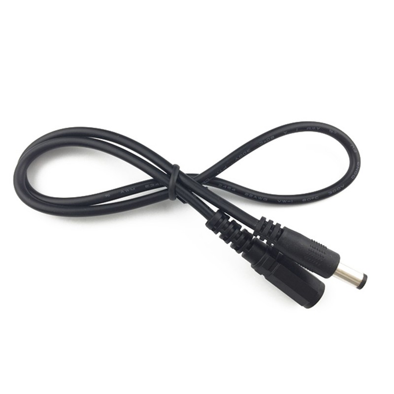 Dây cáp nối dài nguồn điện 1m DC tiện dụng 5.5mm x 2.1mm