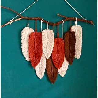 Mành Lá Macrame treo tường trang trí