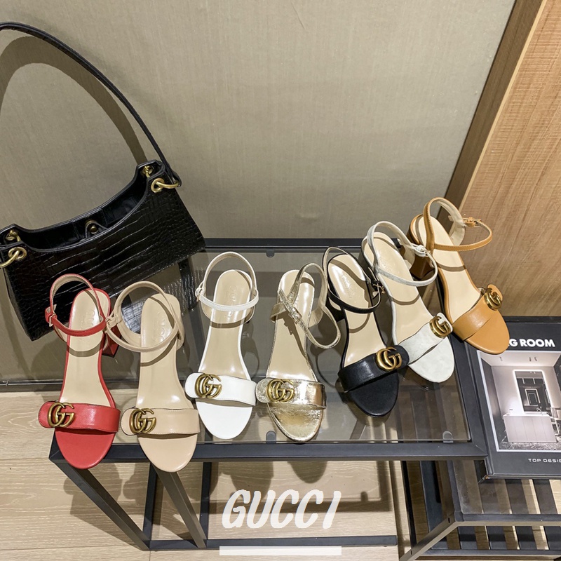 Xăng đan Cao Gót 7.5cm Bằng Da Thật Thời Trang Quyến Rũ Dành Cho Nữ
