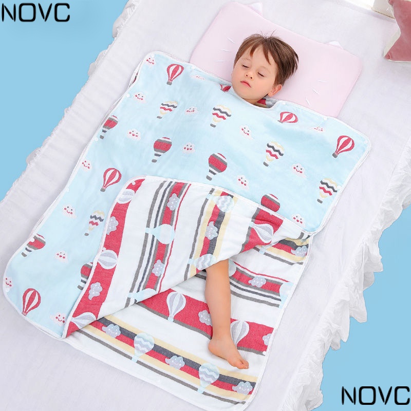 Túi Ngủ Cotton Sáu Lớp Chống Đá Kích Thước Lớn Vừa Và Lớn Thông Dụng Phù Hợp Cho Mùa Hè Dành Cho Bé Trai Và Bé Gái 9O