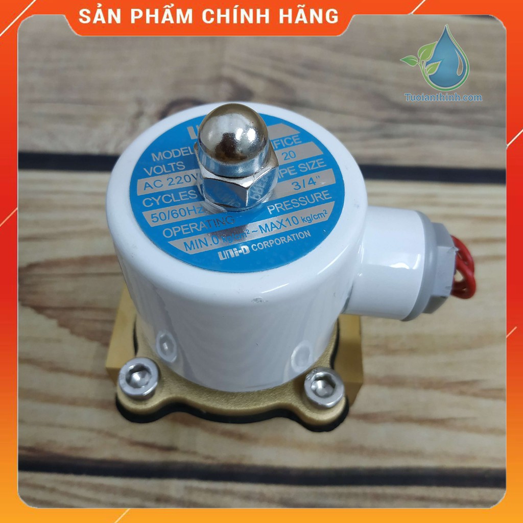 [Chất Lượng Tốt] Van điện từ UNI-D phi 13-21-27-34 cho hệ thống tưới tự động