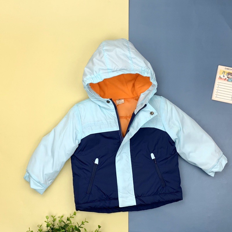 Áo phao mũ lót lông bé trai, bé gái thương hiệu Litibaby. Áo ấm đẹp từ chất liệu, kiểu dáng, đường may. Size 1-5 9-19kg.