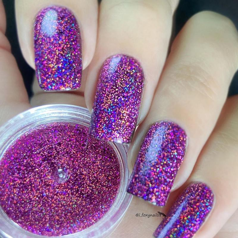 Bột kim tuyến Iridescent xinh xắn trang trí móng tay nghệ thuật