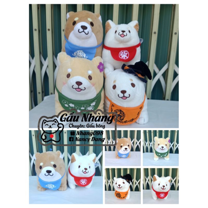 Gấu bông Chó Shiba Nhật bốn mắt dễ thương