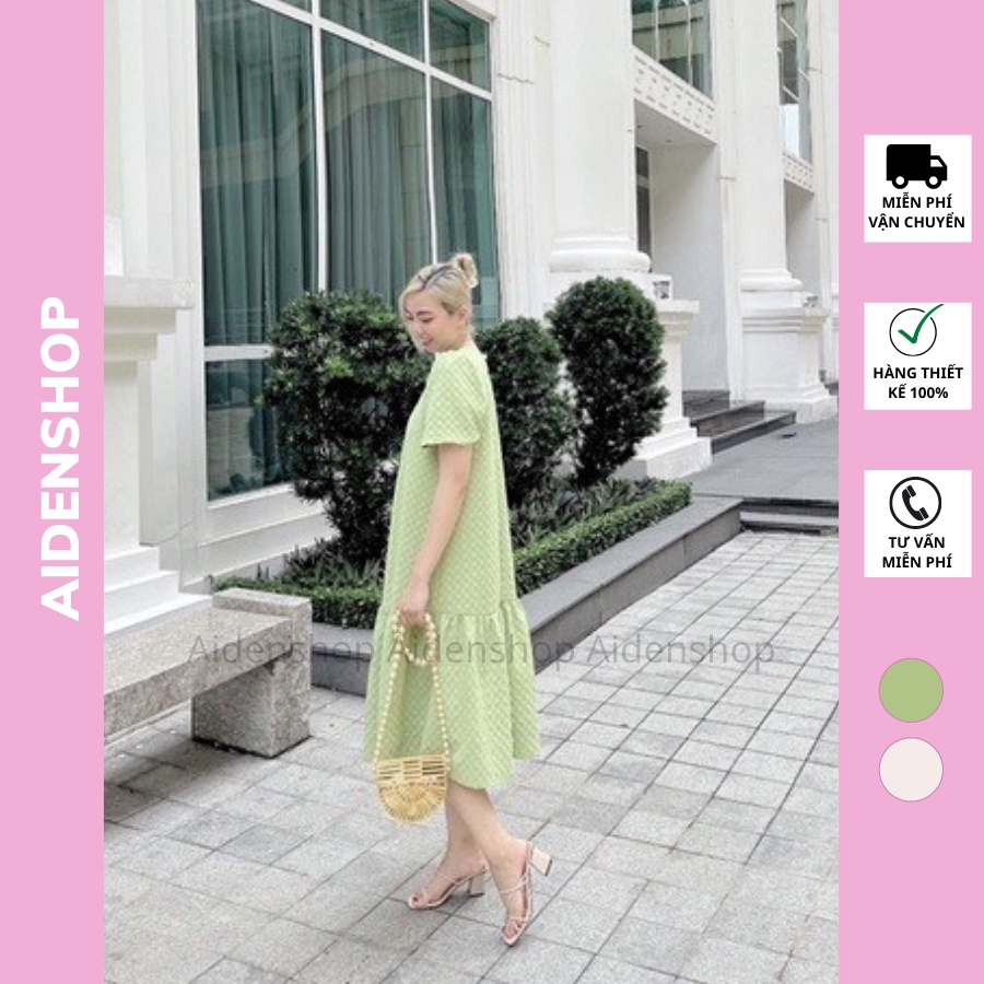 Váy bầu mùa hè xinh Aidenshop Đầm bầu công sở thiết kế đẹp