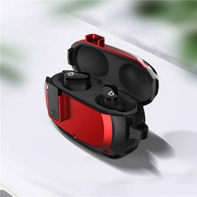 Vỏ Bảo Vệ Hộp Sạc Tai Nghe Beats Studio Buds 2021 Chống Sốc Có Móc Khóa