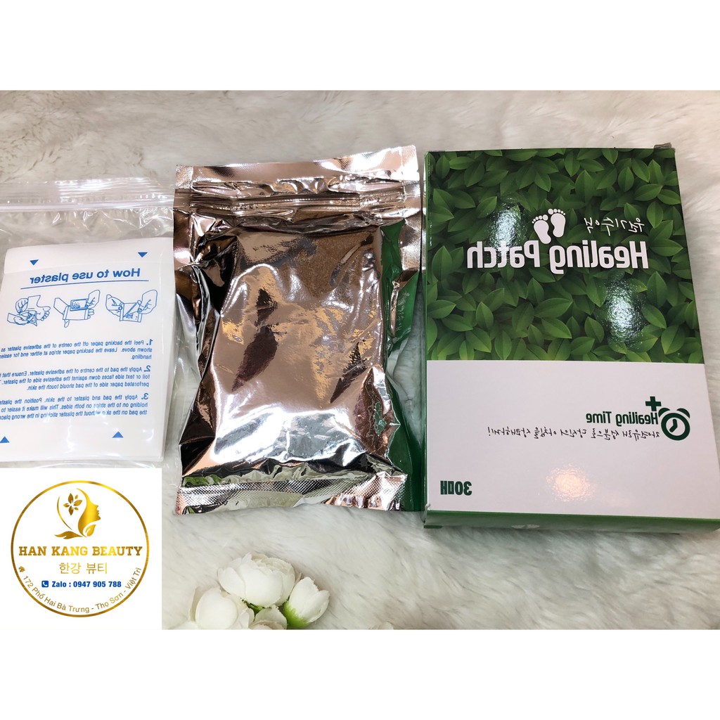 Miếng dán thải độc, hút độc tố gan bàn chân Healing Patch Hàn Quốc