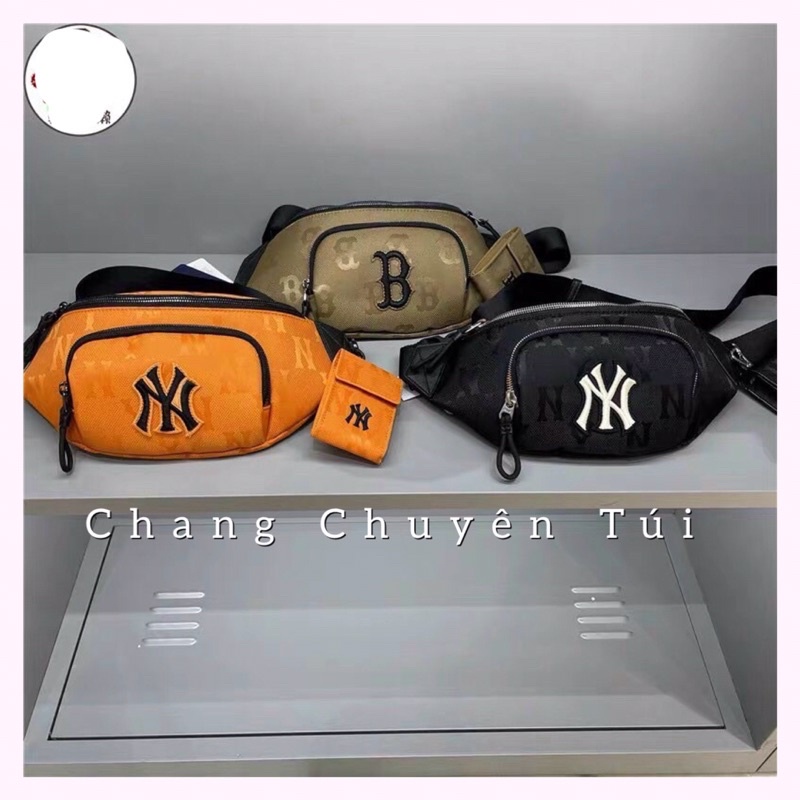 Túi bao tử nylon jacquard 2 món hàng đẹp 3 màu có sẵn
