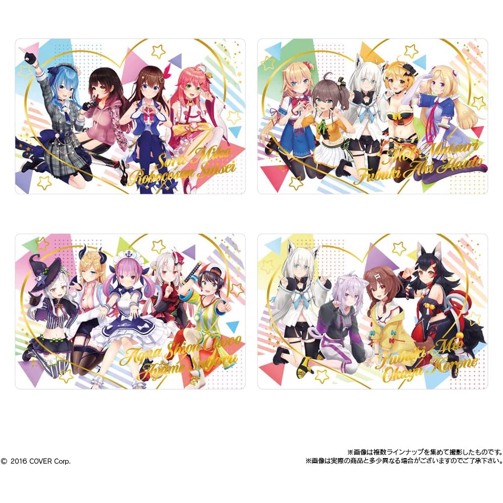 Thẻ bài sưu tập bánh xốp Wafer Hololive chính hãng - Gói mới chưa bóc