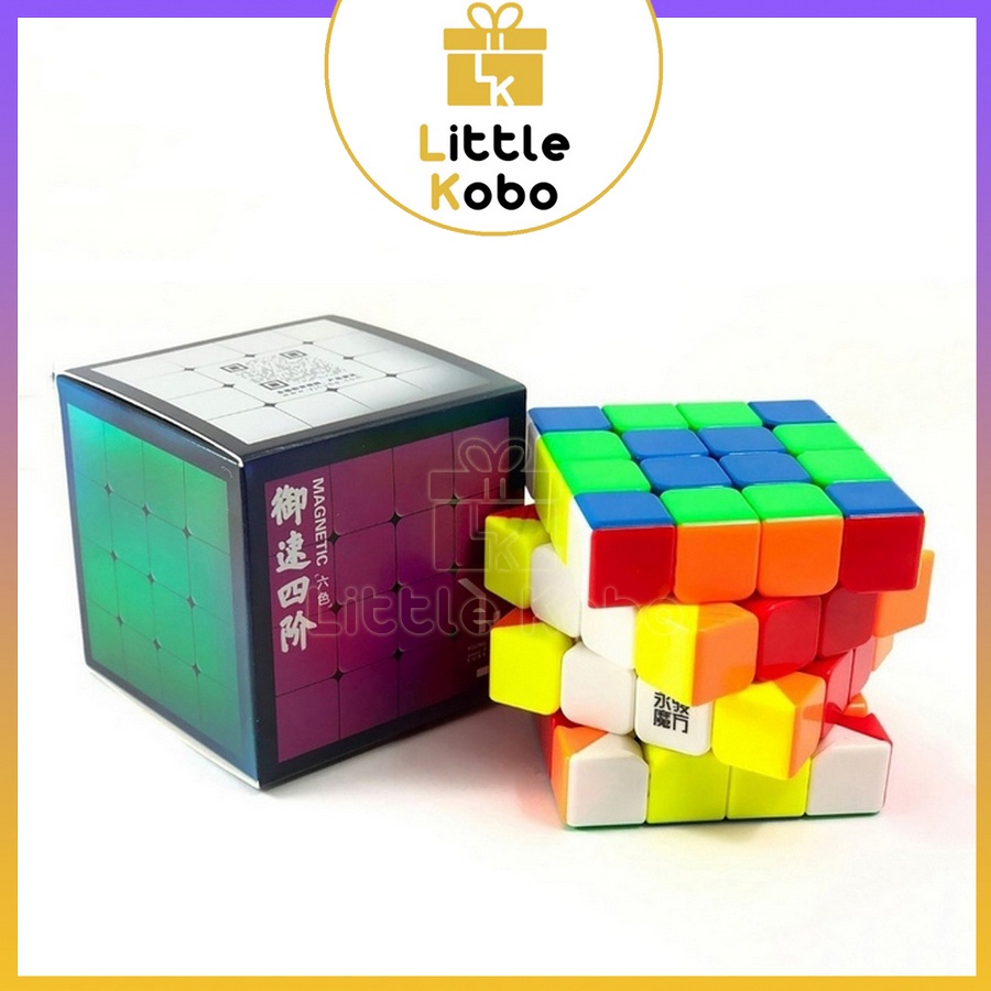 Rubik 4x4 Nam Châm YongJun YuSu V2 M Stickerless YJ V2M Rubic 4 Tầng Đồ Chơi Trí Tuệ