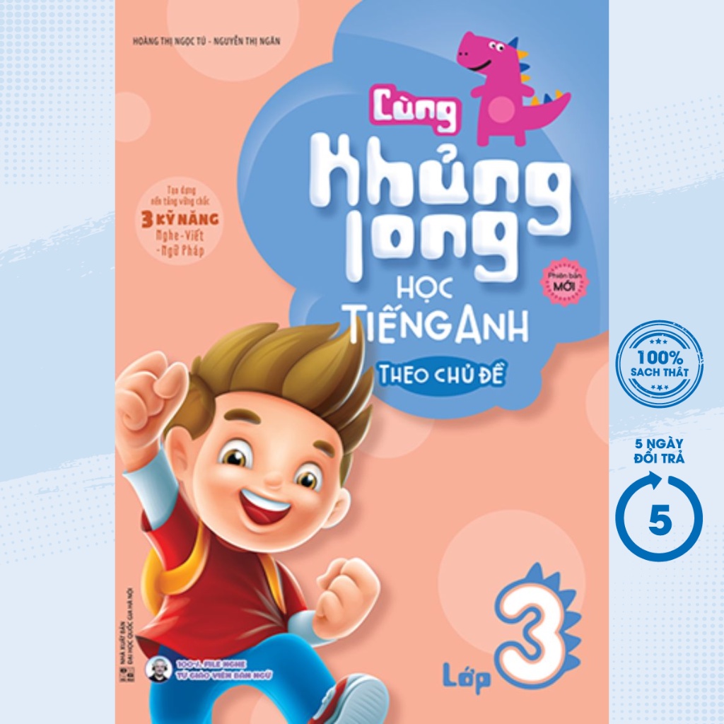 Sách - Cùng Khủng Long Học Tiếng Anh Theo Chủ Đề Lớp 3